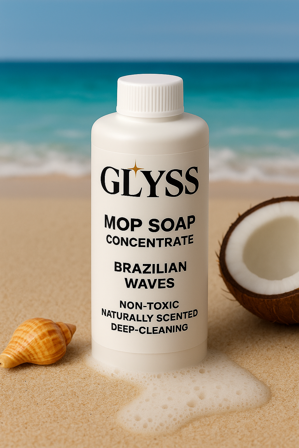 Glyss 16 oz / 473ml Natural Scented Mop Soap Bottle