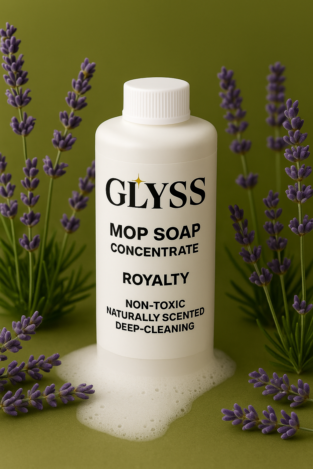 Glyss 16 oz / 473ml Natural Scented Mop Soap Bottle